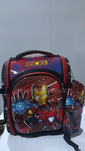 Iron Man Jakar Makaranta da Akwatin Kwadago
