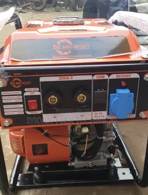Be & Decker 250A Jan Fara da Lashe Generator