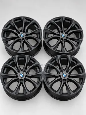 Original Matt Black 20-Inch BMW X5/X6 Staggered Rims
