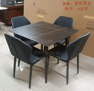 Imported Marble Dining Set with 4 Chairs