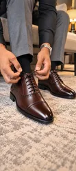 Classic Derby Ankle Boots - Mazan Duniya Girman 42-46 - 2