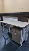 Modern SK Executive Office Desk with Lockable Drawers - 1