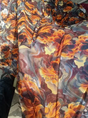 Flower Mesh Fabric