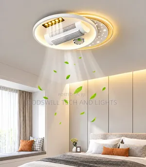 Vaneless Fan with Light