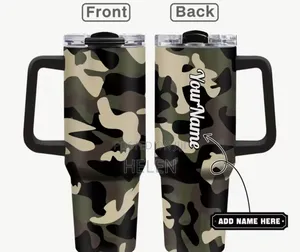 40oz Camo Tumbler Mai Hannun & Sunan Al'ada