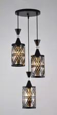 3-in-1 Glass Pendant Light - 3