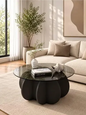 Contemporary Glass Center Table