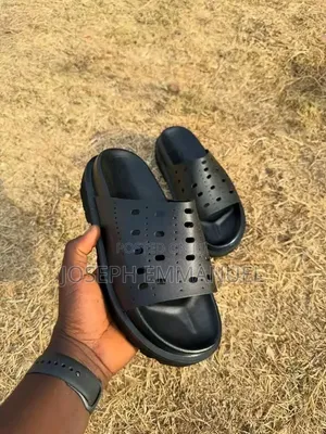 Panda Men's Black Leather Shoes - Size 40