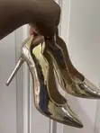 Novo Metallic Gold Pump Heels - 3