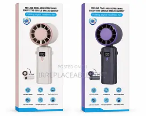 Mini Turbo Fan Mai Sake Gina Baturi Tare da Nuni na LED