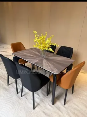 Luxury 6-Seater Marble Dining Set