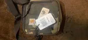 Original Carhartt WIP Essentials Small Crossbody Bag - Camo Green