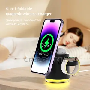 4-in-1 Folding Magnetic Wireless Charging Station
