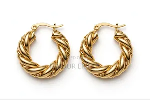 Premium Freshwater Look Pearl Earrings - Gold Tone