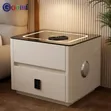 Smart Bedside Table with Digital Security Safe - 1