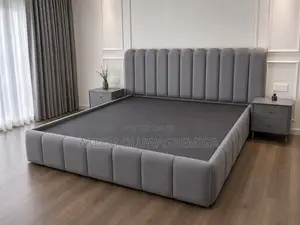 Brand New 6x6 Bedframe with Double Bedside Tables