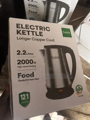 Syinix 2.2L Electric Kettle | 2000W Stainless Steel
