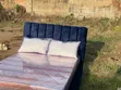 Navy Blue Bed Frame - 4.5 x 6 ft - 4