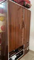 Home Interiors Double Wardrobe - Wood, Glossy Finish - 2