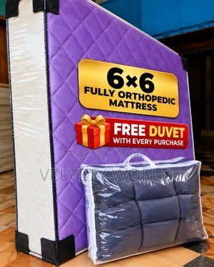 6x6 Fully Orthopedic Mattress + Free Duvet