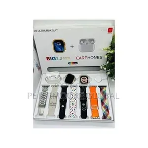I20 Ultra Max Smartwatch 10-in-1 Set with EarPods