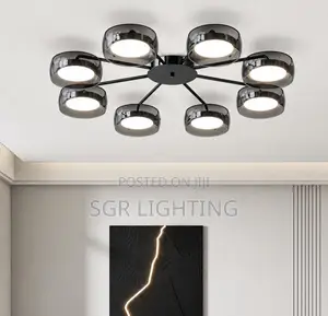 Nordic Glass Ceiling Chandelier - Remote Dimming