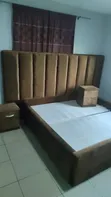 Home Interiors Bed Frame 6x6 Brown - 4