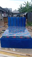 Home Interiors 4x6 Bed Frame & Mattress - Brand New - 4