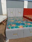 Home Interiors 4x6 Bedframe and Mattress - 1