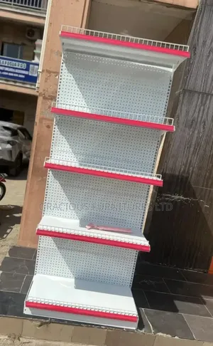 Single-Sided Supermarket Gondola Shelf - Sabon Abu