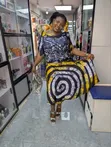 Adire Two Piece Skirt and Blouse Set - 2