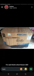 Bruhm Chest Freezer 283L - Sabon Abu - 1