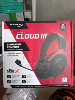 HyperX Cloud III Headset na Wasan kwaikwayo