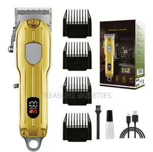 Professional Hair Clipper - Rechargeable, LED Display