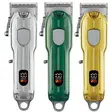 Professional Hair Clipper - Rechargeable, LED Display - 3