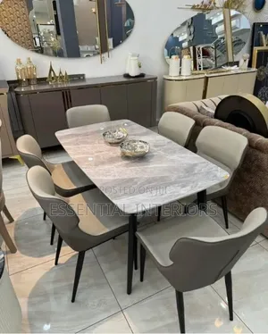 Luxury 6 Seater Dining Set - Sabon Kayayyaki