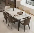Luxury 6 Seater Dining Set - Sabon Kayayyaki - 2