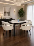 Classy 4-Seater Dining Set - 1