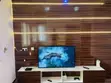 Large 10ftx10ft TV Console with Lights, Sockets & Remote Holder - 2