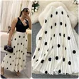 Stylish Pleated Polka Dot Skirt - New Arrival - 1