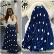 Stylish Pleated Polka Dot Skirt - New Arrival - 5