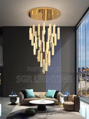 Luxury Crystal Chandelier for Duplex Buildings & Villas
