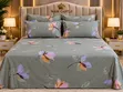 Plain Cotton Bedsheets with 4 Pillowcases - 4