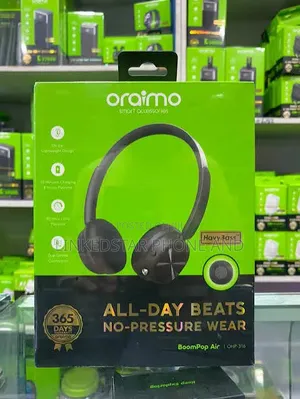 Oraimo BoomPop Air Wireless Over-Ear Headphones - 65 Hours Playtime