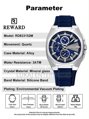 Reward Classic Chronograph Analog Quartz Watch