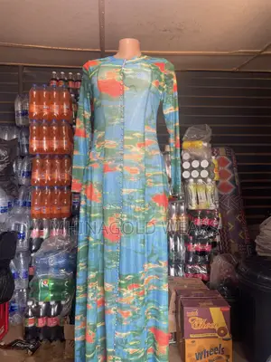Luxury Green Mesh Gown - AKT Clothing