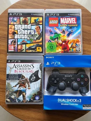 PlayStation 3 Games Bundle with DualShock 3 Controller