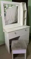 Home Interiors Dressing Mirror with Side Stool - 2