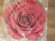 3D Pink Rose Decorative Mat - 1