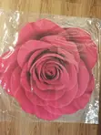 3D Pink Rose Decorative Mat - 2